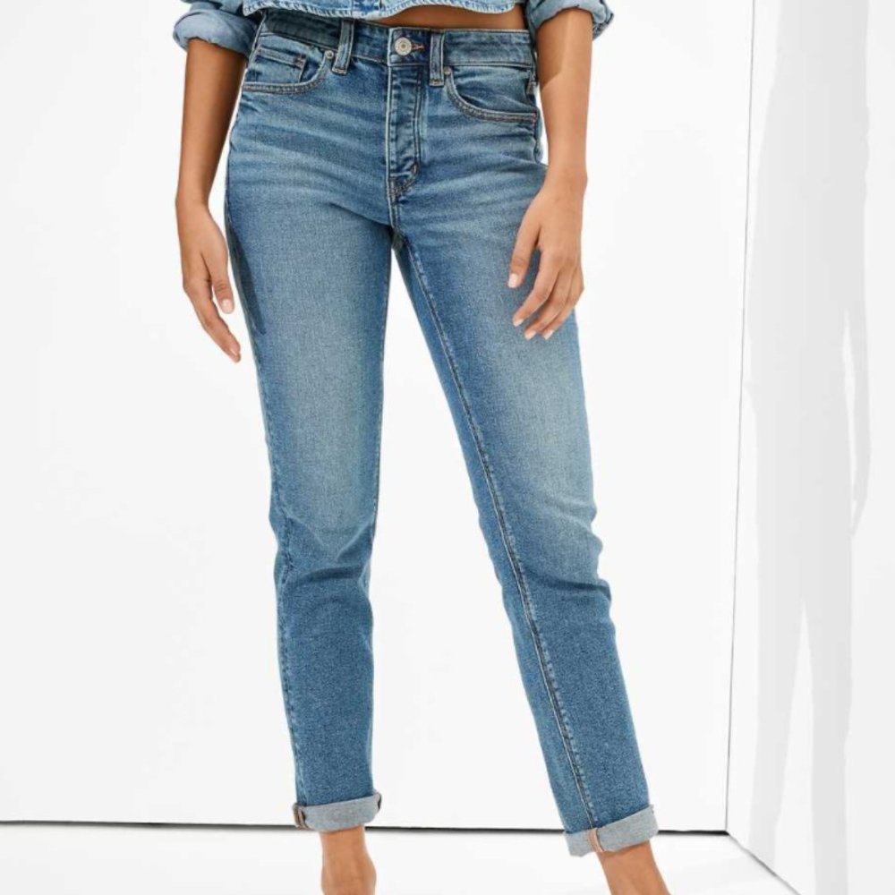 AE Stretch Tomgirl Jean - Midnight Slumber